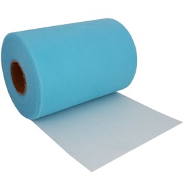 Sky Blue Tulle Spool 6 Inch x 100 Yards for Tulle Decoration