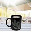Mad Monkey Farbwechsel-Tasse 'High Life Weed', Kaffeebecher mit Thermoeffekt