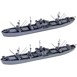 Pit Road ML21 1/700 Skywave Series US Navy Cargo Ship (AK-99 Boot/AK-121 Zabic) Liberty Ship Set of 2 Plastic Model
