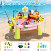 2026 Upgraded Toddler Sand Water Table Toy with Electric Water