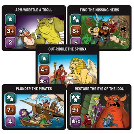 Steve Jackson Games Hack & Slash Deluxe - Strategy Board Game - for 1 to 6 Players and Ages 14+