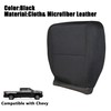 Wyrxalon Black Driver Side Bottom Replacement Cloth Seat Cover Compatible