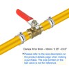 QUARKZMAN 1/2 Inch Mini Ball Valve Brass Shut-off Valve Switch