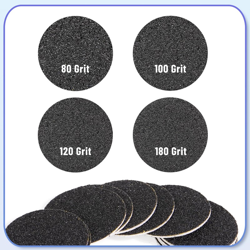 Dermawave 60pcs Replaceable Electric Foot File Callus Remover Sanding Paper