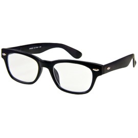 I NEED YOU Lesebrille Woody / +1.00 Dioptrien/Schwarz, 1er Pack