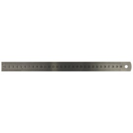 Shop Fox D2828 12-Inch / 300mm 2-Sided Stainless Steel Ruler