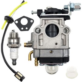 IBVIBV Carburetor Compatible with Echo A021000302 SRM-400 SRM-400U 42.7cc Straight Saft String Trimmer Brushcutter EA-400 Earth Auger A021000672 EDR-260 Keyless Chuck Engine Drill Carb