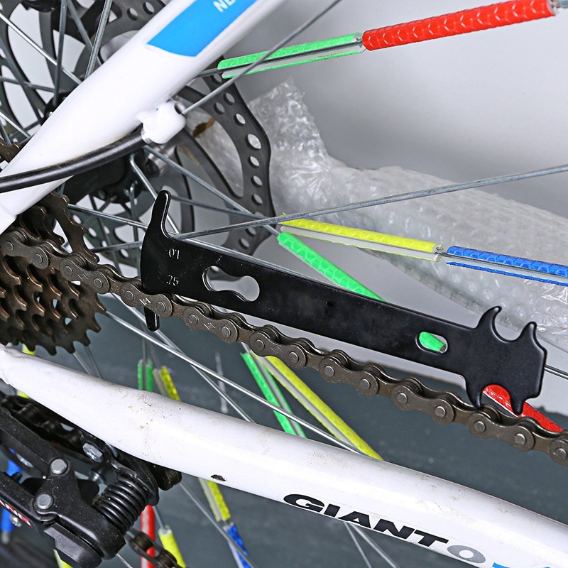 TAGVO 2-in-1 Bike Chain Tool+Chain Checker, Universal Bicycle Chain Repair