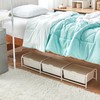 DormCo Suprima® Underbed Storage - Lidded 3 Section - White