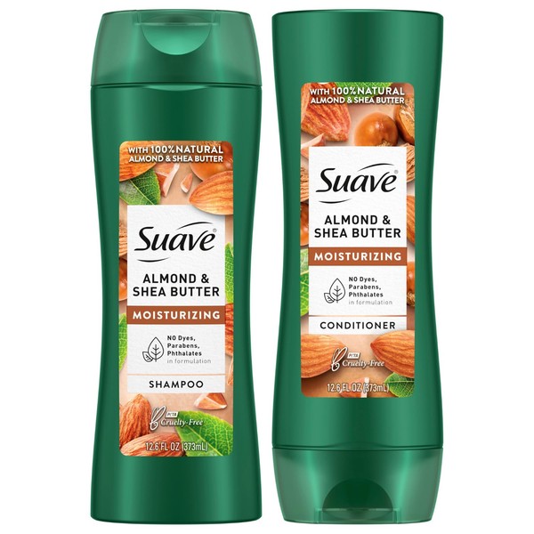 Suave Suave Shampoo and Conditioner Set, Almond & Shea Butter