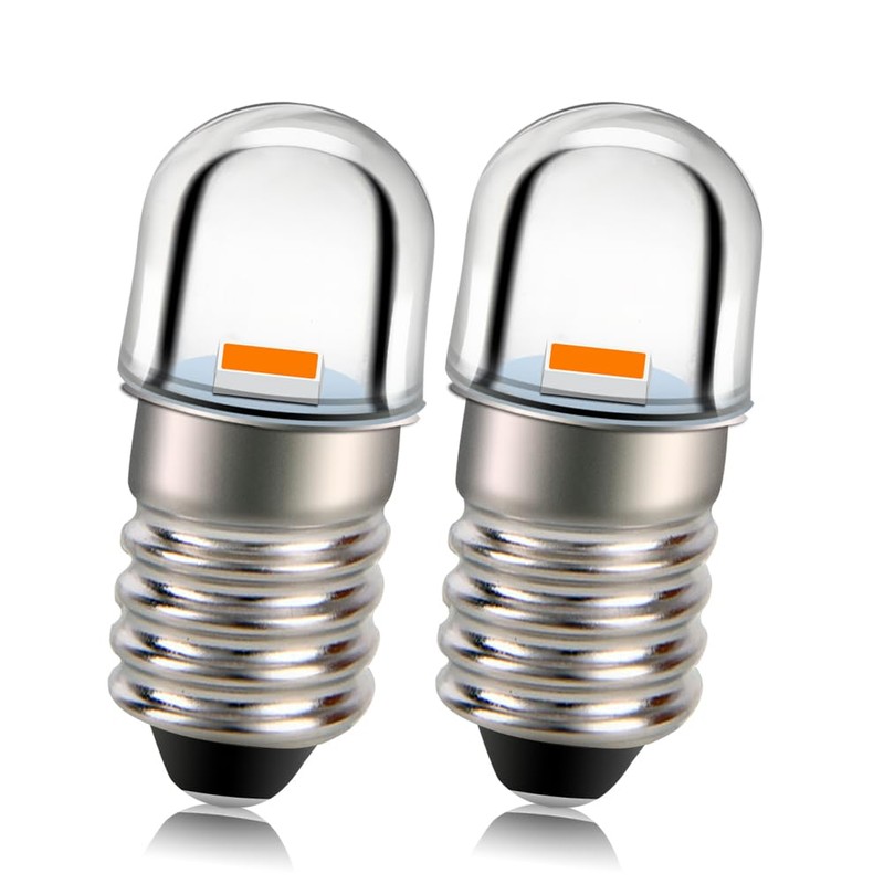 Ruiandsion E10 Screw Base LED Bulb 18V Super Bright Yellow