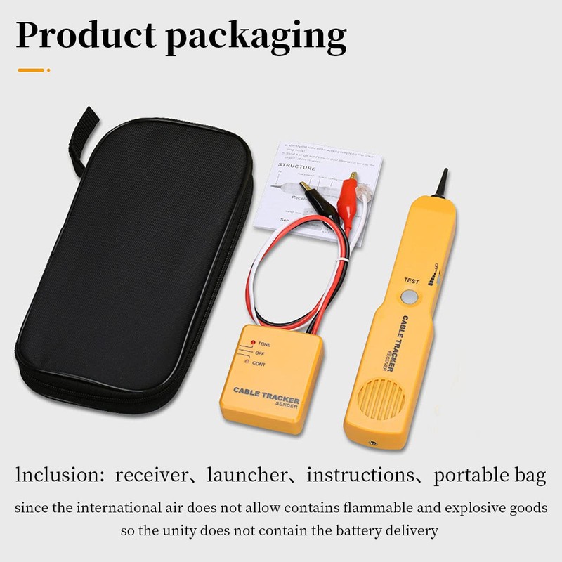 Cable Finder Circuit Tester, Cable Finder Tone Generator Probe Circuit