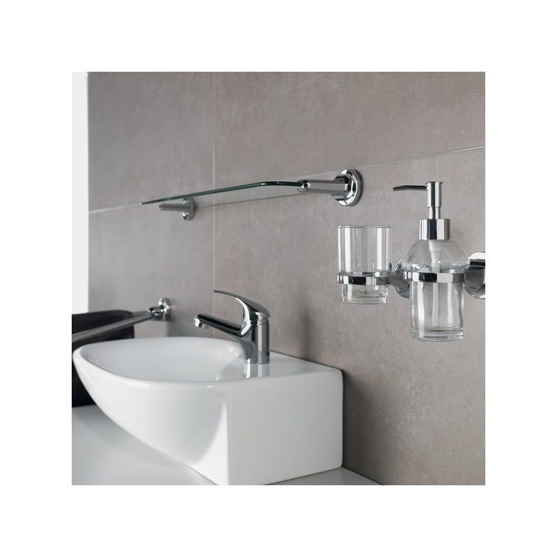 Spirella Lagune Soap Dispenser with mounting ring.