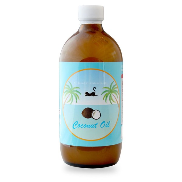 Refined Coconut Oil 16.9 fl oz (500 ml) (Almost Odorless / Coagulated at less than 26 °C) Natural 100% Additive-Free Domestic Refined Macadamiya