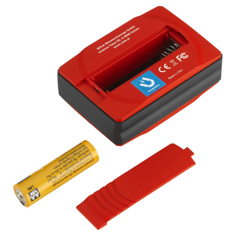SOLA GO! Smart Digital Pocket Level with Bluetooth, Magnetic 3-Inch
