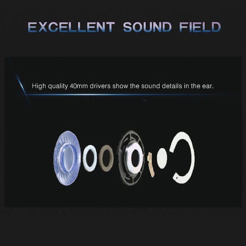 SY755MV Luminous Game Headphone Over-ear Gaming Headset with Microphone PC