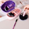 10 PcsTravel Makeup Brushes Mini Makeup Brushes Pink Makeup Brush