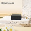 Elimeta Soap Container, Shower Square Bar Holder Fit Handmade Soap,