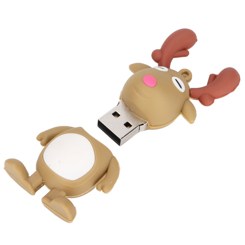 USB Flash Drive Lightweight Portable Safe Reliable Exquisite PVC Christmas