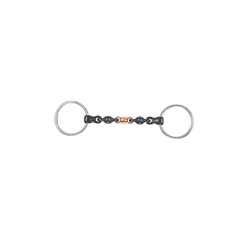 Shires Black Sweet Iron Loose Ring Waterford Horse Bit 6",