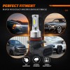 AUIMSOCO 9005 H11 LED Headlights Kit Combo Bulbs 8000K High