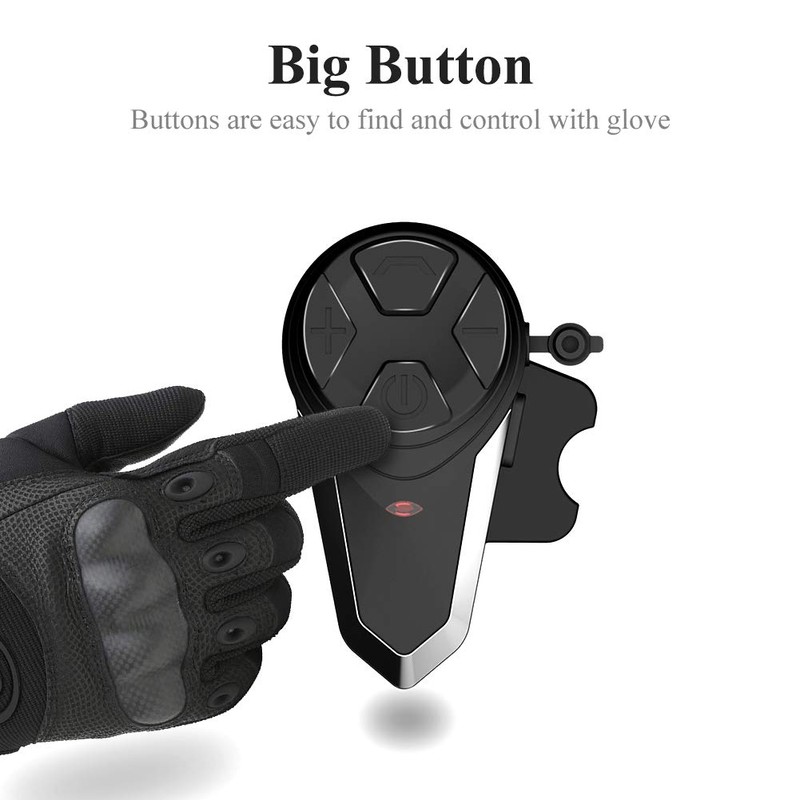 vFound BT-S3 1000m Motorcycle Intercom Helmet Headset Real-time Communication Systems