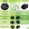 Theefun Bubble Machine: Remote Control 750ML Metal Bubble Blower Machine