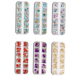 Baluue 5pcs Nail Art Supplies Creative Manicure Accessories and Rhinestones for Nail for Women and Professionals