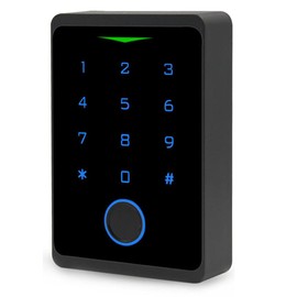 BSTUOKEY WiFi Access Control Keypad,Fingerprint Controler,125khz Card,Door Lock Opener,Mobile APP Door Keypad,Remote Control Door Lock,Entry Gate Keypad,IP66 Watreproof,1000 User,10pcs Card Free
