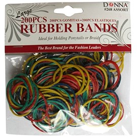 Donna Collection Elastic Bands, 200 Count