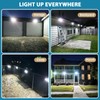 Luposwiten Solar Lights Outdoor Waterproof 100 LED Solar Powered Outdoor