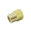 HongBoW Hardware 2 Pcs Brass Pipe Fitting 3/8 NPT Male