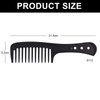 2PCS Wide Tooth Comb - Smooth, Sturdy, Anti Static, Tangle