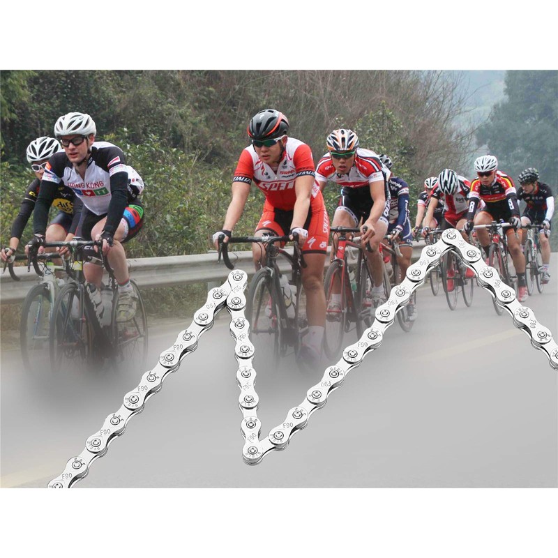 FSC Bicycle Chain, 9-Speed, 18-Speed, 27-Speed Universal, 116L Model Number: