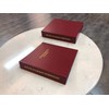 Red Estate Planning Binder with Slipcase and 11 Tabs, Holds