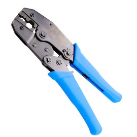 Whisary Coaxial Cable Crimping Pliers for Connector Which Connect LMR400, RG8,Belden9913, RG214,RG213,RG174,RG316 Cable, LMR400 Crimp Tool with 0.429" (10.90mm) Hex Die (LMR400 Crimper Blue)