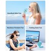 SWEETFULL Portable Misting Fan - 180° Foldable Handheld Personal Fan