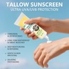 YuanKanJu Beef Tallow Sunscreen, Sunscreen for Face, Natural Reef Safe