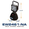 Ecco EW2461 Work Light Battery Powered, Square, Magnet Mount, Black