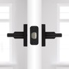 Kwikset Halifax Matte Black Bed and Bath Lever Right or