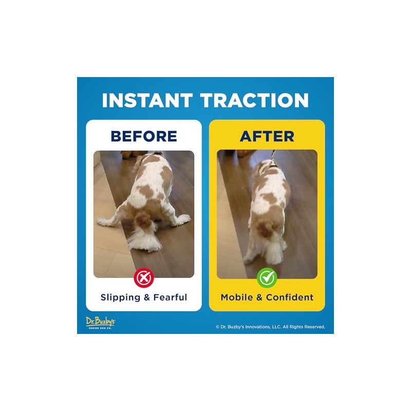 Dr. Buzby's Toegrips para Perros – Tracción Instantánea En Suelos