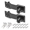 PATIKIL Keyed Hasp Locks, 2 Pack 3 Inch Twist Knob