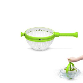 Salad Spinner Salad Dryer Strainer for Washing and Drying Salad, Vegetables and Fruits
