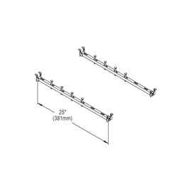 Elkay LKUMSK25 25" Rails Sink Installation Undermount Support Kit