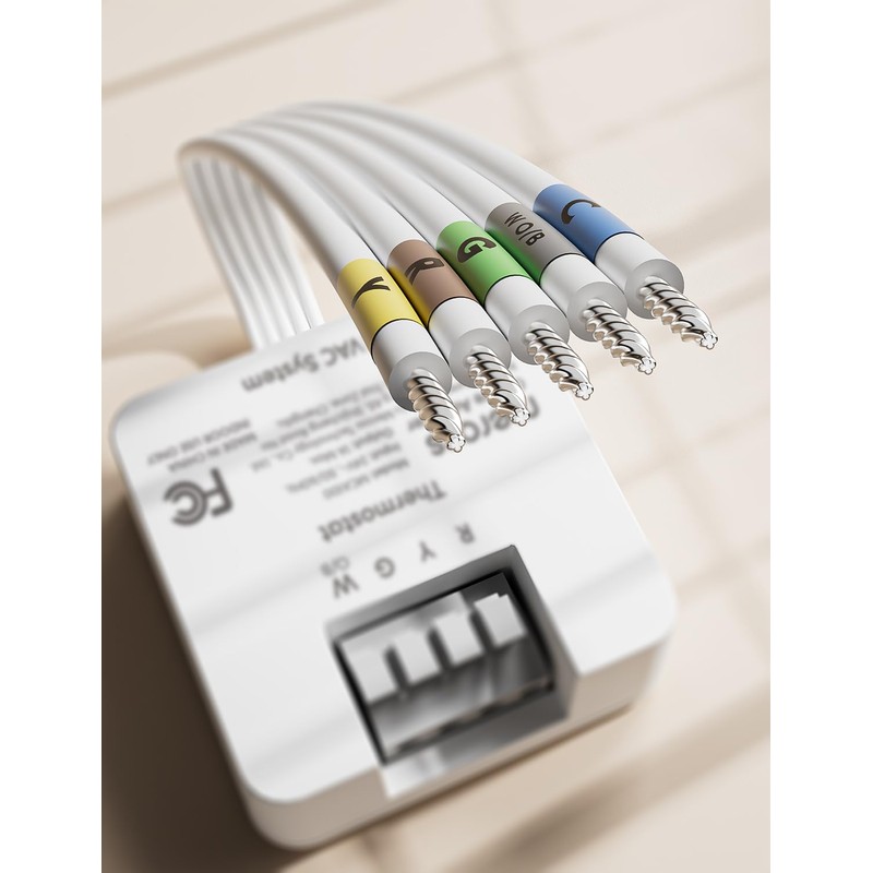 meross C Wire Adapter for Smart Thermostat, R Y G