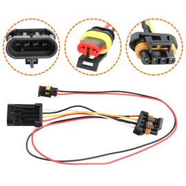 GoaMotors Pair LED Turn Signal Light UTV ATV, Fang Light Accent Grill Lamps Compatible with Kawasaki Teryx KRX 1000 20-23, KRX 1000 Special Edition 21-23, KRX 1000 Trail Edition 21-23 Front Light