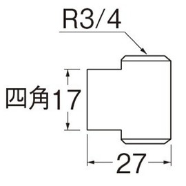 SANEI TS760-20 R3/4 Stainless Steel Plug, Blocking Unwanted Female Thread Piping