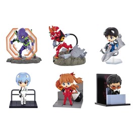 Reement Evangelion DesQ DESKTOP EVA 1 Box, Approx. H 4.5 x W 2.8 x D 2.4 inches (115 x 70 x 60 mm), PVC