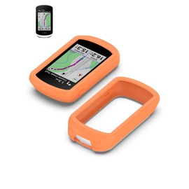 Case for Garmin Edge Explore 2 Bike Computer,Premium Sillence Material,Shock-Absorbing and Anti Drop Protection Soft Shell,Orange.