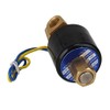 BQLZR DC 12V 1/4" NBR 2 Way 2 Position Solid Coil Electric Solenoid Valve Gas Water Air Solid Coil Normally Open Type